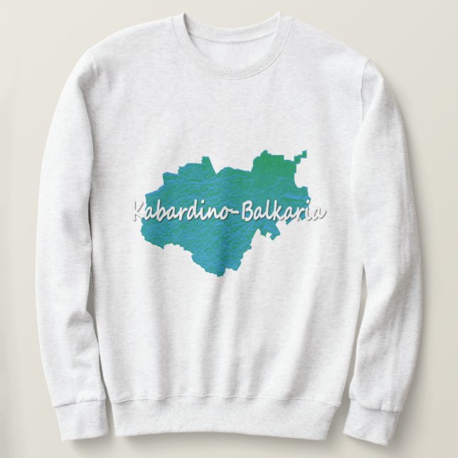 Kabardino-Balkar Republic Lång Ärmad Tröja (Design framsida)