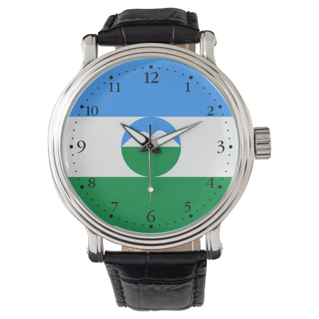Kabardino-Balkariens flagga Armbandsur (Framsida)