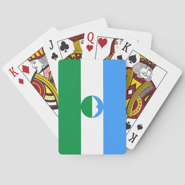 Kabardino-Balkariens flagga Casinokort (Baksidan)