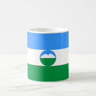Kabardino-Balkariens flagga Kaffemugg