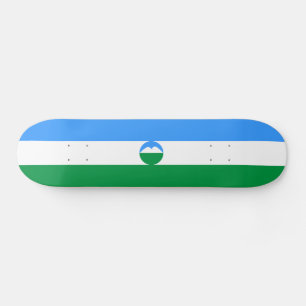 Kabardino-Balkariens flagga Mini Skateboard Bräda 18,5 Cm