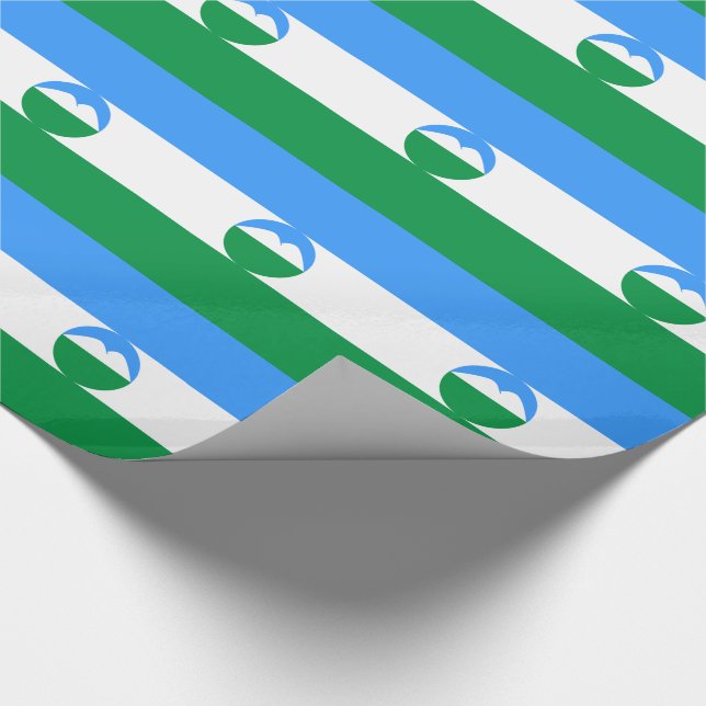 Kabardino-Balkariens flagga Presentpapper (Hörn)