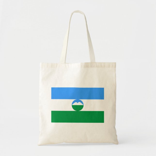 Kabardino-Balkariens flagga Tygkasse (Framsidan)