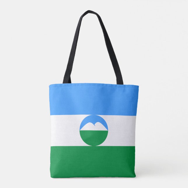 Kabardino-Balkariens flagga Tygkasse (Baksida)