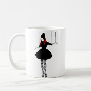 kabarémarionett kaffemugg