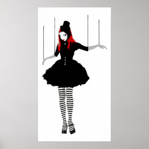 kabarémarionett poster