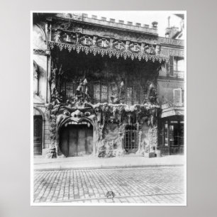 Kabareten de "l'Enfer" i Paris Poster