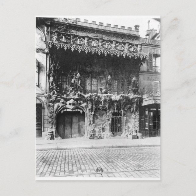 Kabareten de "l'Enfer" i Paris Vykort (Framsida)