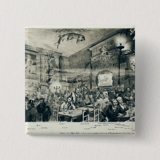 Kabareten du Prata Noir, 1886 Knapp (Framsida)