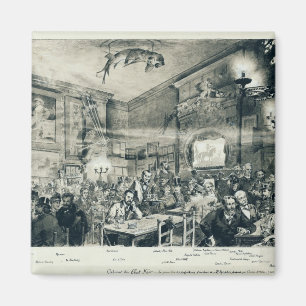 Kabareten du Prata Noir, 1886 Magnet