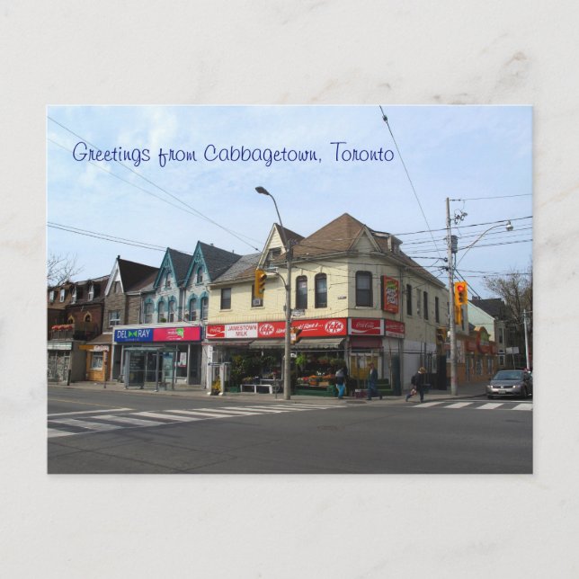 Kabbagetown, Toronto Tourism Postcard Vykort (Framsida)