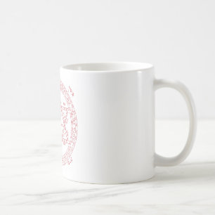 Kabbalah davidsstjärna kaffemugg
