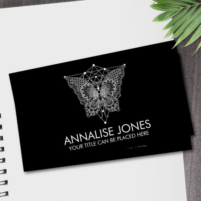 Kabbalah Livets träd-Butterfly Ornament Visitkort (Skapare uppladdad)