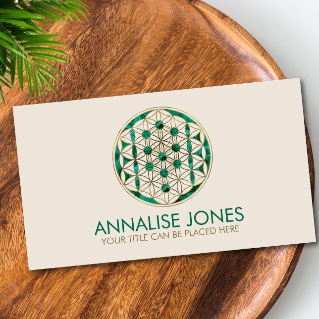 Kabbalah Livets träd - Livets blomma Visitkort (Skapare uppladdad)