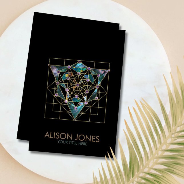 Kabbalah Ornament Livets träd Visitkort (Skapare uppladdad)