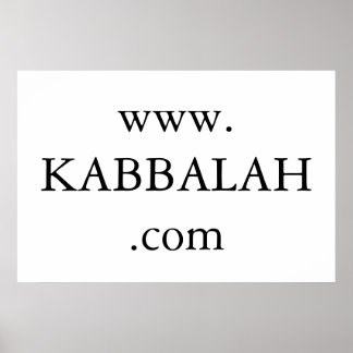 kabbalah-webben poster