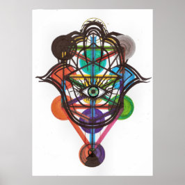 Kabbalistic Livets träd Poster