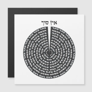 Kabbalistisk skapelse Hebrew Monochromatic Sefirot