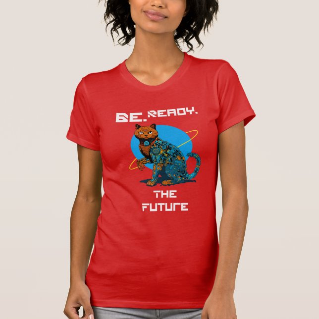 Kabelansluten för morgondagen t shirt (Framsida)