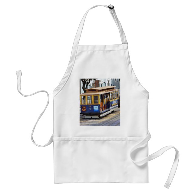 Kabelbilar i San Francisco Förkläde (Framsidan)