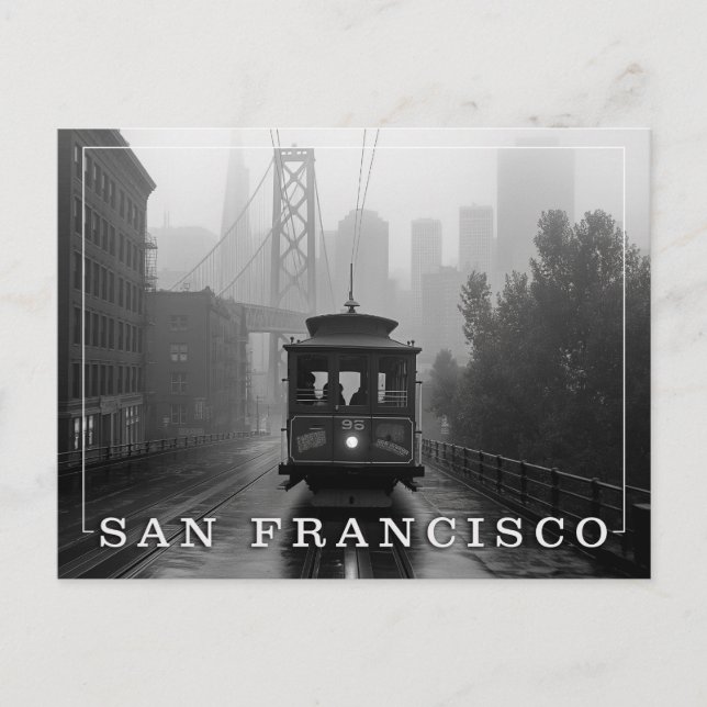 Kabelbildscharm: A San Francisco Vykort (Framsida)