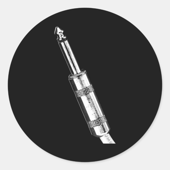 Kabelstift Runt Klistermärke (Framsida)