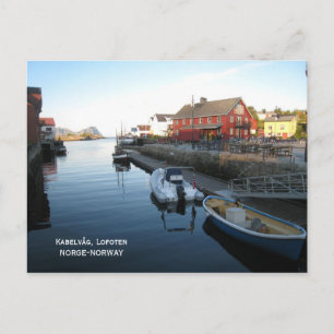 Kabelvåg, Lofoten Postkort-kort Vykort