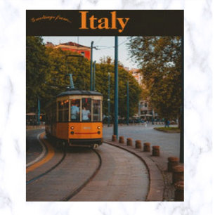 Kabelvagn i Milano Italien Vykort