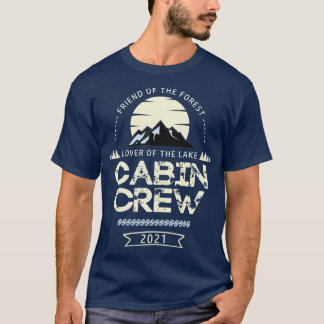 Kabin Crew Friends Family Flight Attendant T Shirt