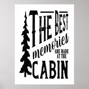 Kabin - de bästa minnen poster