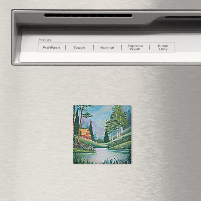 Kabin efter Stream-Oljemålningen Magnet (In Situ (Dishwasher))