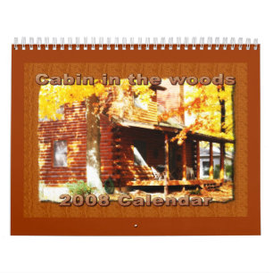 Kabin i skogen kalender