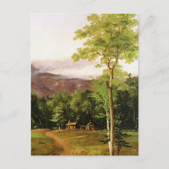 Kabin i Skogen, North Conway, NH. Vykort (Framsida)