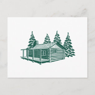 Kabin i Skogen.. Vykort