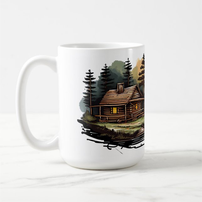Kabin Serie 15 oz Klassisk Mugg (Vänster)