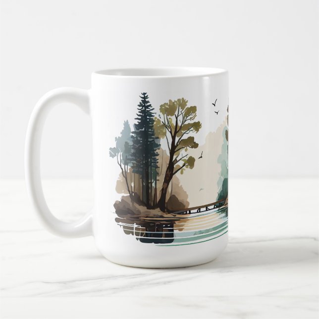 Kabin Serie 15 oz Klassisk Mugg (Vänster)