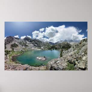 Kabin sjö - den Ansel Adams vildmarken - Poster