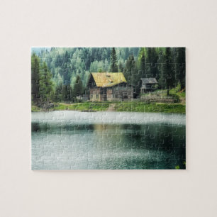 Kabin vid sjön 8x10 pussel