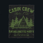 Kabinbesättning innan jag gör Camp Bach Bacheloret Fleecefilt<br><div class="desc">Cabin Crew innan jag Camp Bach Bachelorette Party 2025</div>