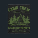 Kabinbesättning innan jag gör Camp Bach Bacheloret Fleecefilt<br><div class="desc">Cabin Crew innan jag Camp Bach Bachelorette Party 2025</div>