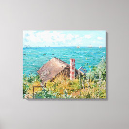 Kabinen på Saint-Adresse Claude Monet Fine Art Canvastryck