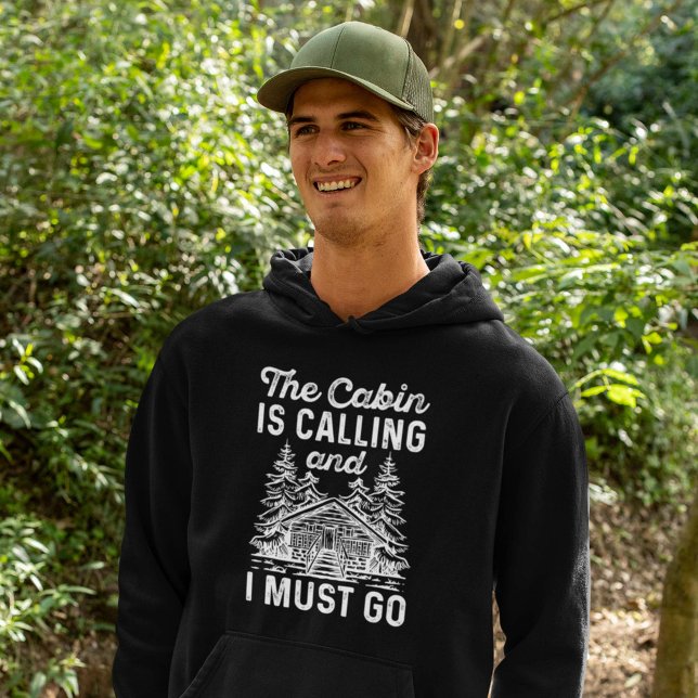 Kabinen ringer och jag måste gå hoodie (Skapare uppladdad)