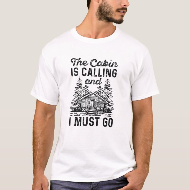 Kabinen ringer och jag måste gå t shirt (Framsida)