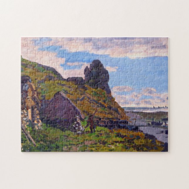 Kabiner vid Sainte-Adresse Monet Fine Art Pussel (Horisontell)