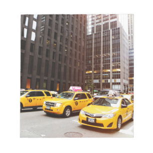 Kabinerna NYC taxi i New York Anteckningsblock