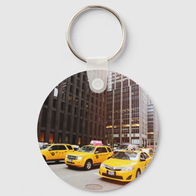 Kabinerna NYC taxi i New York Nyckelring (Framsida)