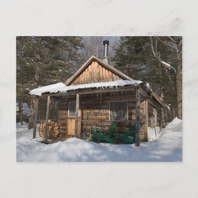 Kabinerna på AMC:s lilla Lyford Pond Vykort (Framsida)