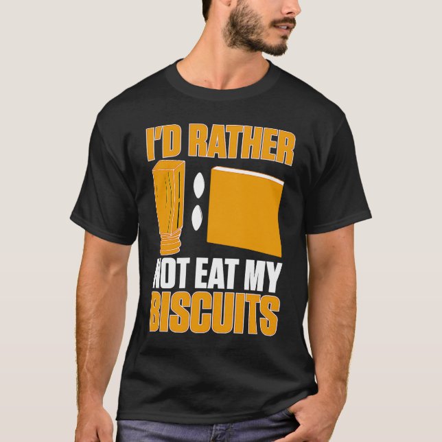 Kabinetri Jag äter inte mina biscuits 1 T Shirt (Framsida)