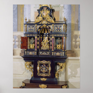 Kabinett av Electressen Palatine, c.1704 Poster