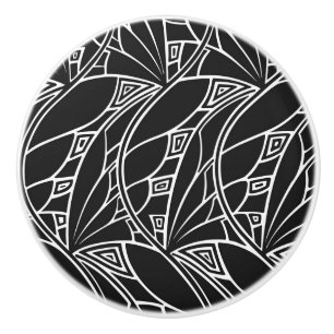 Kabinett knoppar för svartvit Deco design